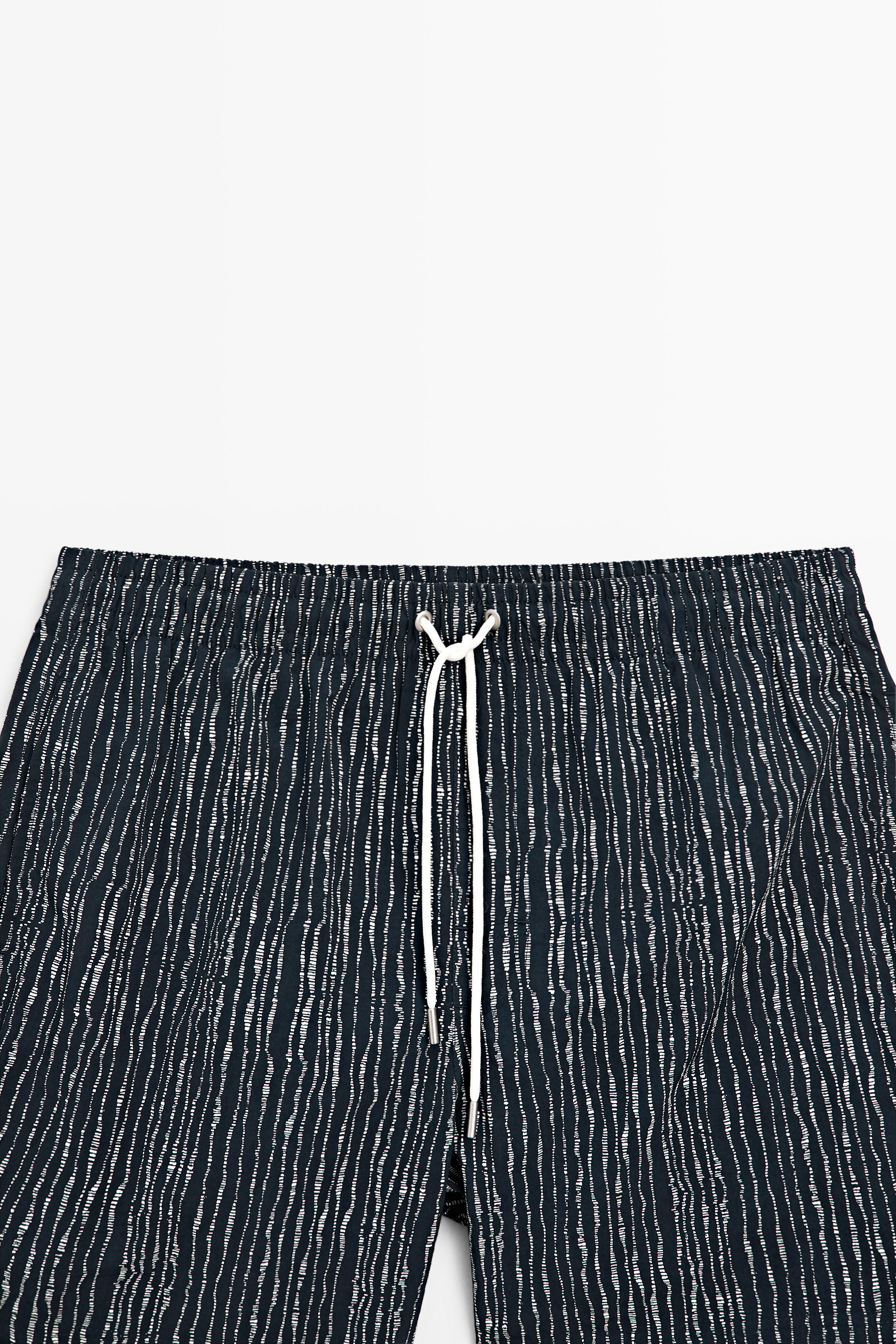 Printed swimming trunks